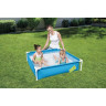 Каркасный бассейн BESTWAY MY FIRST POOL 122х122х30,5см, 365л, от 2 лет 56217 BW