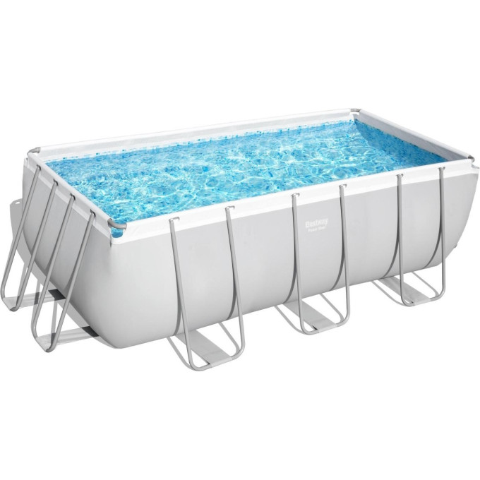 Каркасный бассейн BESTWAY POWER STEEL 412х201х122см, 8124л + фильтр-насос 2006 л/ч 56456 BW