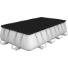 Каркасный бассейн BESTWAY POWER STEEL 488х244х122см, 11532л + фильтр-насос 3028 л/ч, тент, лестница 56670 BW