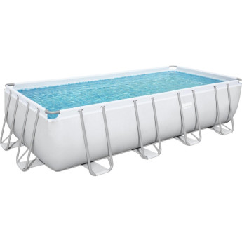 Каркасный бассейн BESTWAY POWER STEEL 549х274х122см, 14812л + фильтр-насос 5678 л/ч, тент, лестница