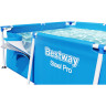 Каркасный бассейн BESTWAY STEEL PRO 300х201х66см, 3300л + фильтр-насос 1249 л/ч 56411 BW