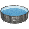 Каркасный бассейн BESTWAY STEEL PRO 561QW BW 305х100см, 6148л
