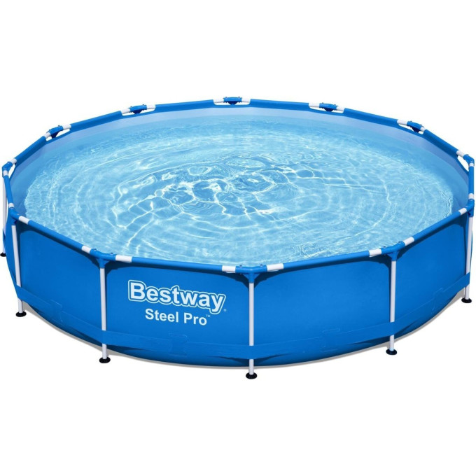 Каркасный бассейн BESTWAY STEEL PRO 366х76см, 6473л + фильтр-насос 1249 л/ч 56681 BW
