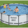 Каркасный бассейн BESTWAY STEEL PRO MAX 366х100см, 9150л + фильтр-насос 2006 л/ч 56260 BW