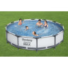 Каркасный бассейн BESTWAY STEEL PRO MAX 366х76см, 6473л + фильтр-насос 1249 л/ч 56416 BW