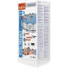 Каркасный бассейн BESTWAY STEEL PRO MAX 457х107см, 14970л + фильтр-насос 3028 л/ч, тент, лестница 56488 BW