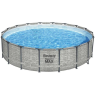 Каркасный бассейн BESTWAY STEEL PRO MAX 5618Y 549х122см, 23062л, фильтр-насос 5678л/ч, лестница, тент 5618Y BW
