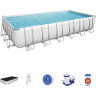 Каркасный прямоугольный бассейн BESTWAY 732х366х132см, 30045 л 56474 BW