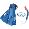 Комплект для плавания BESTWAY MERIDIAN SNORKEL от 7 лет, р-р.ласт 41-46, 2 цвета 25020 BW