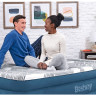 Надувная кровать 152х203х46см BESTWAY TRITECH FASHION FLOCK 6713C-BW