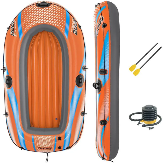 Надувная лодка BESTWAY KONDOR ELITE 2000 61141 196х106см, весла, насос, до 120 кг 61141 BW
