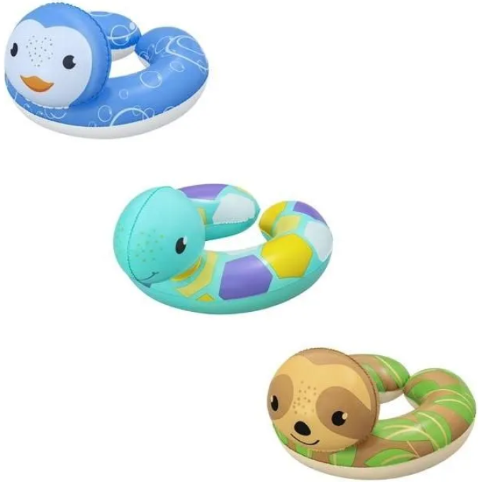 Надувной круг BESTWAY ЖИВОТНЫЕ 36405 разъемный, 3-6 лет, до 30 кг, 3 вида 36405 BW