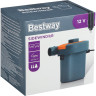 Насос электрический BESTWAY SIDEWINDER DC 12В от прикуривателя, 680л/м, 3 насадки в комплекте 62144 BW