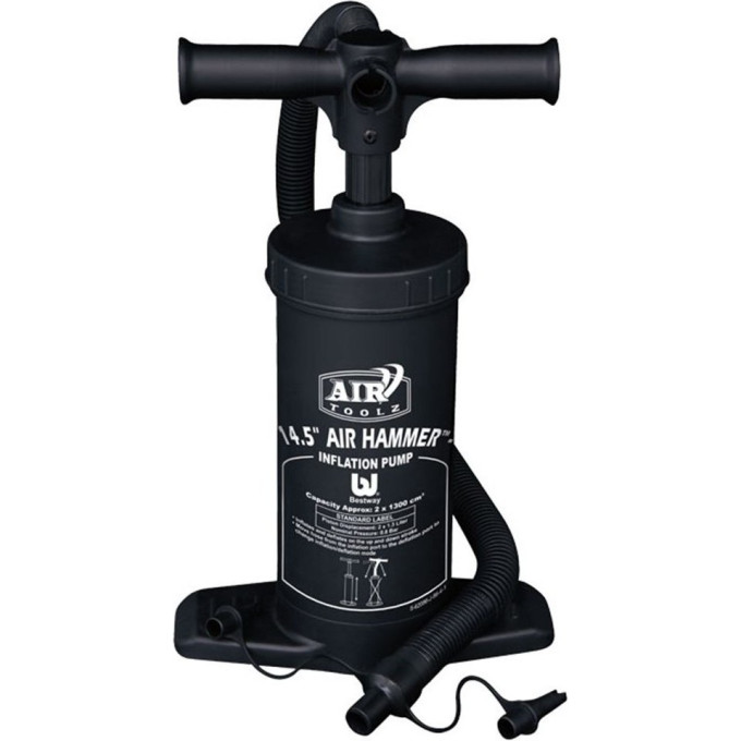 Насос ручной 37см BESTWAY, 2.8л/цикл, шланг с 3-мя насадками 62086 BW