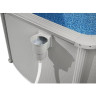 Стальной бассейн BESTWAY HYDRIUM 460х120см, 17430л + песочный ф/насос 5678 л/ч, лестница, тент, подстилка 56384 BW