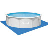 Стальной бассейн BESTWAY HYDRIUM 460х120см, 17430л + песочный ф/насос 5678 л/ч, лестница, тент, подстилка 56384 BW