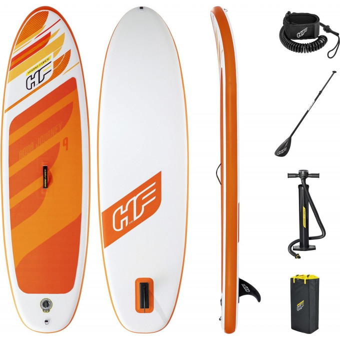 SUP-доска BESTWAY AQUA JOURNEY 274x76x12см, насос, весло, ремнабор, сумка, до 100кг 65349 BW