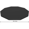 Тент для каркасного бассейна BESTWAY STEEL PRO FRAME POOLS 305 см (d 335см) 58036 BW